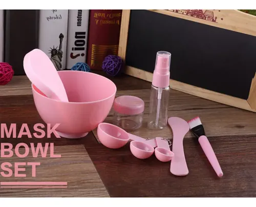 Kit De Herramientas De Maquillaje Facial Con Espátula, 9 Uni