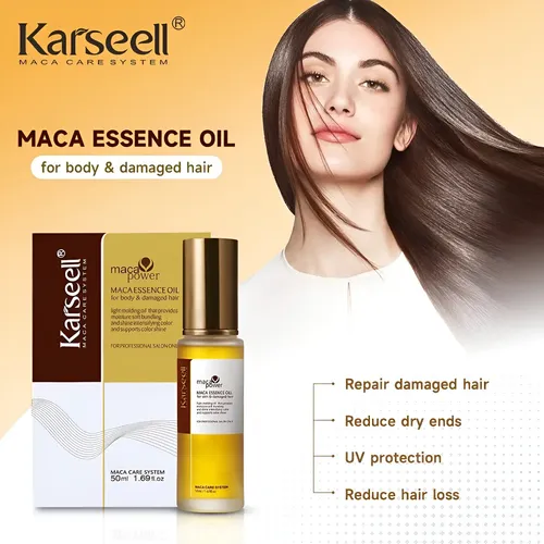 Kit Karseell Mascarilla Hidratante + Aceite Capilar Maca Essence