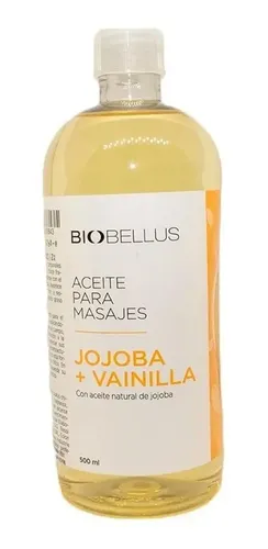 Biobellus Aceite Masajes Corporales Jojoba Vainilla X 500 Ml