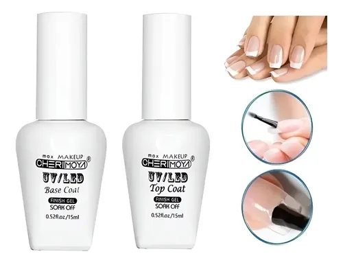 Cherimoya 15ml Base Coat O Top Coat Gel Led Uv X1u.