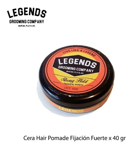 Pomada Fijacion Fuerte X 40grs Legends Pocket Barberia