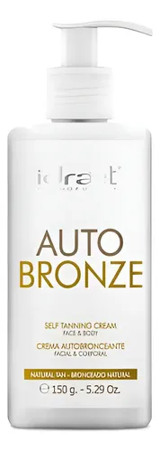 Auto Bronze Idraet 150gr. Autobronceante Facial Y Corporal.