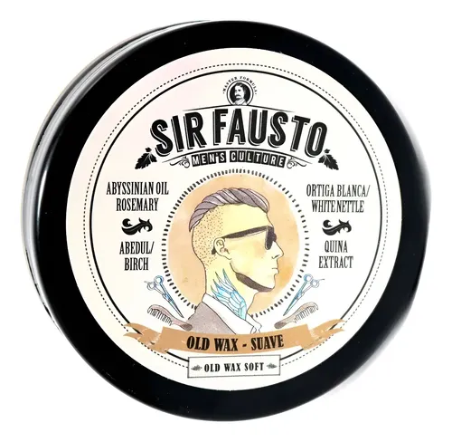 Cera Pomada Sir Fausto Old Wax Suave Para Pelo X100ml