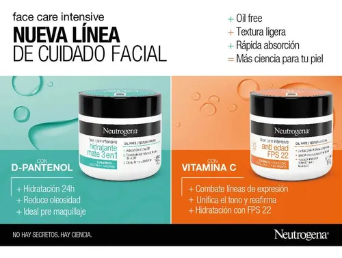 Neutrogena Face Care Anti Edad Fps 22 Crema Vitamina C 100g