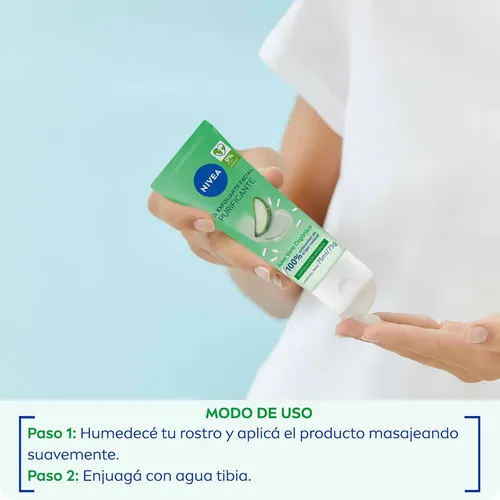 Gel Exfoliante Facial Purificante Nivea 75 Ml Todo Tipo De Piel Día/noche