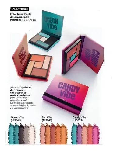 Paleta De Sombras Avon Color Trend Color Sun Vibe