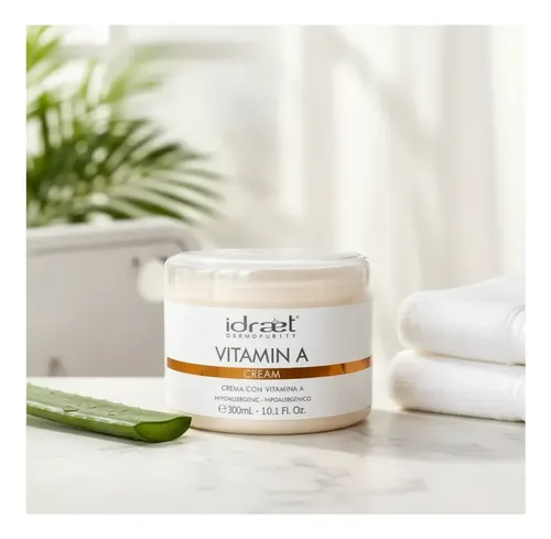 Crema Vitamina A Hidratante Antiedad 300ml Idraet