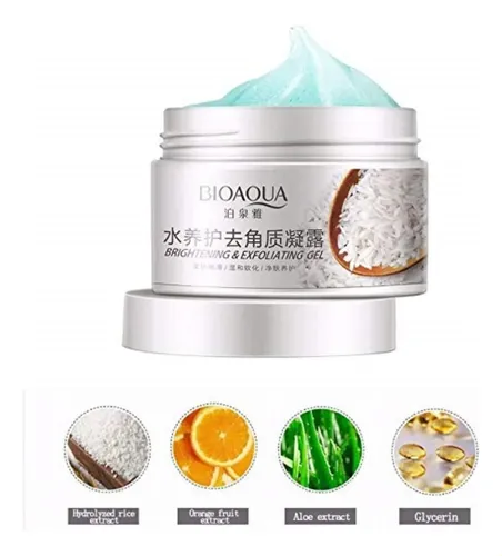 El Gel Exfoliante De Arroz Elimina Las Células Muertas Bioaq