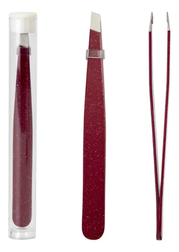 Kit X 12 Pinzas Profesionales Para Cejas