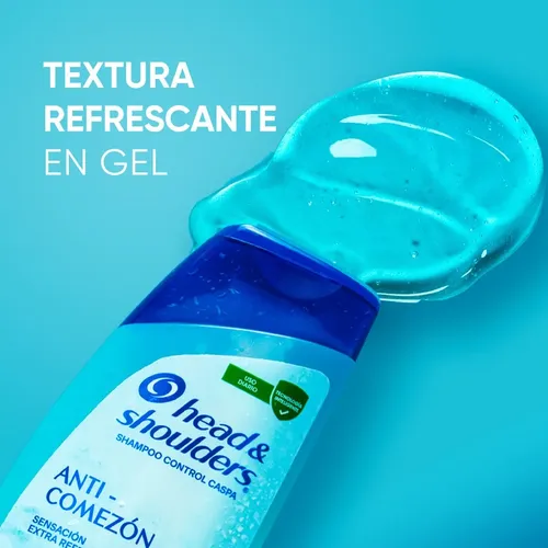 Shampoo Head & Shoulders Anti-Comezón con menta 650 ml