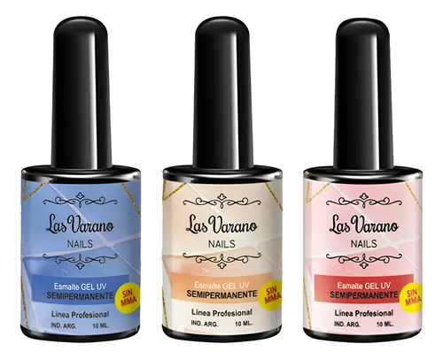 Esmalte Semipermanente Gel Uv Las Varano Cremoso 11ml