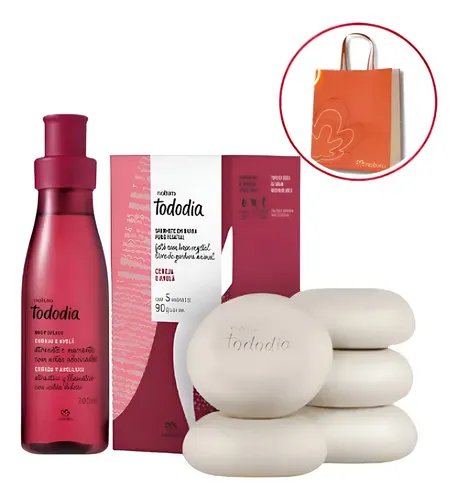 Kit Natura Tododia Cereza y Avellana Para el Cuidado Diario