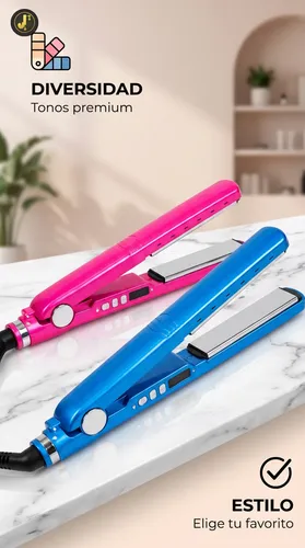 Plancha Alisadora Nano Titanium Digital 250°c Profesional