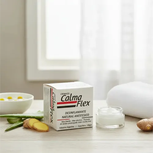 Crema Gel Calma Flex Desinflamante Natural Anestésico Kit X3