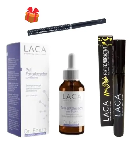 Kit Fortalecedor Biotina Fortificador Activo Pestañas Laca