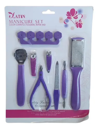 Set Pedicura Manicura Uñas Pies Manos Herramientas 8pzs