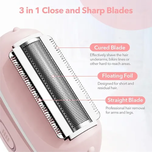 Depiladora Eléctrica Recargable Facial Y Zona Bikini
