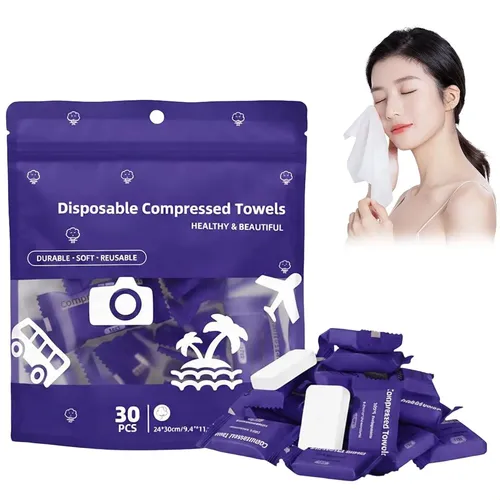 «nuevas Pastillas De Toalla Comprimidas, Blandas Y Gruesas»; Blue 60 Pcs