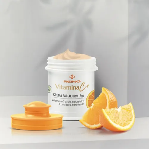 Crema Facial Vitamina C Ultra Age Día/Noche Antioxidante Para Todo Tipo De Piel