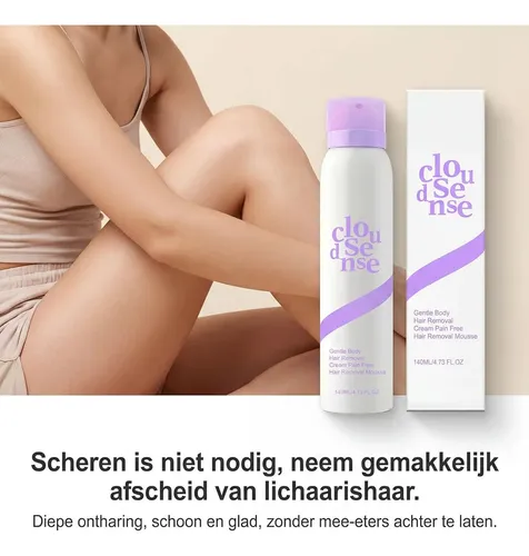 Espray Depilatorio Cloud Sense,140 Ml Para Piel Sensible2026