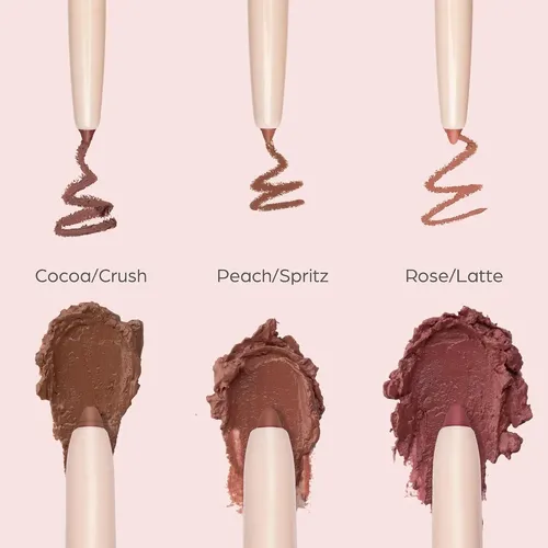 Delineador Labial Dual Pür Minerals Silky Sculpt Rose/latte