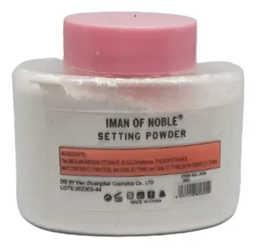 Polvo Volatil Blanco Traslucido Para Sellado De Maquillaje