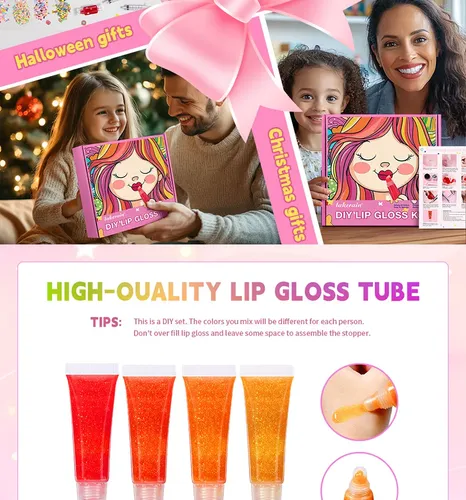 Kit De Brillo Labial Infantil For Hacer Tú Mismo