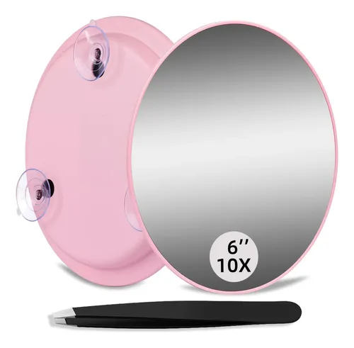 Espejo De Maquillaje Con Aumento 10x Jjhxr Con Pinzas Set De