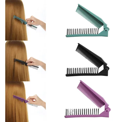 Cepillo De Pelo Plegable De 3 Piezas, Hermoso, Práctico Y Co
