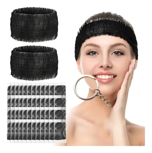 100 Diademas Desechables For Spa Facial