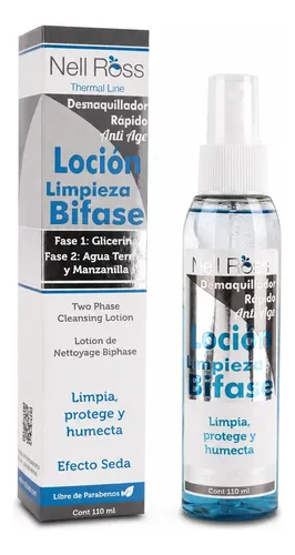 Locion De Limpieza Facial Demaquillante Bifase Nell Ross
