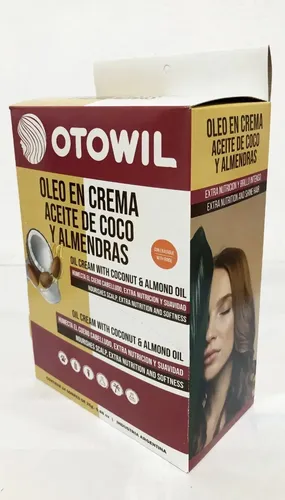 Máscara Capilar Óleo En Crema Aceite De Coco Y Almendra