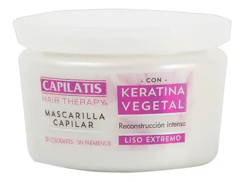 Mascarilla Capilar Capilatis Con Keratina Pelo Dañado Color de cabello todos