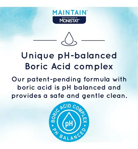 Limpiador Íntimo Monistat Con Ácido Bórico 16 Oz