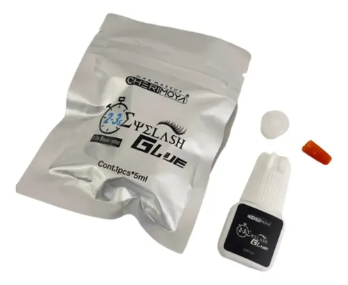 Kit Cherimoya Para Extension De Pestañas Con Tecnologica Mix Color Negro