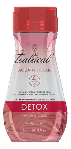 Teatrical Agua Micelar Detox 600 Ml