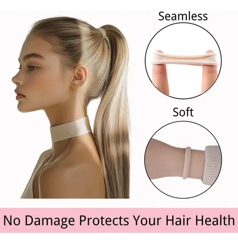Cintas Para El Cabello Luseren Soft Hair, 120 Unidades, Para