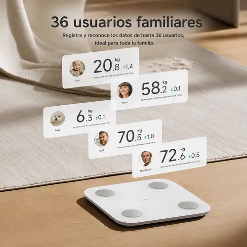 Balanza Inteligente Xiaomi S400 Bluetooth App 25 Indicad