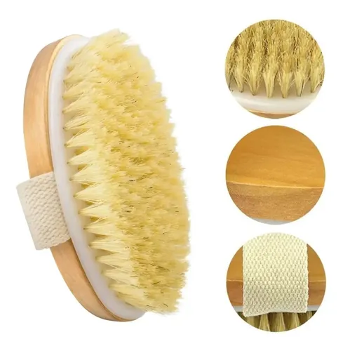 Calidad Superior Cepillo Corporal Exfoliante De Cerdas