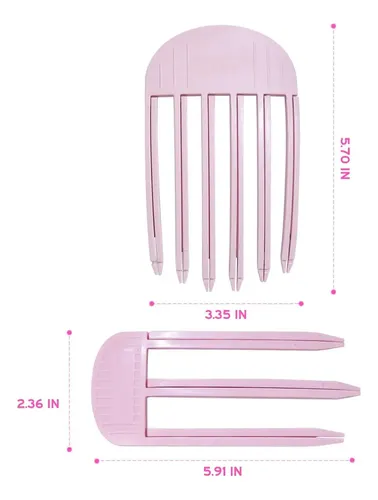 Pinza Para Dar Volumen Al Cabello, Peine Moldeador Con Clip