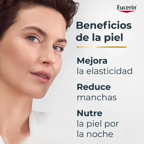 Crema Anti-edad Eucerin Hyaluron-filler Elasticy Night 50 Ml Normal