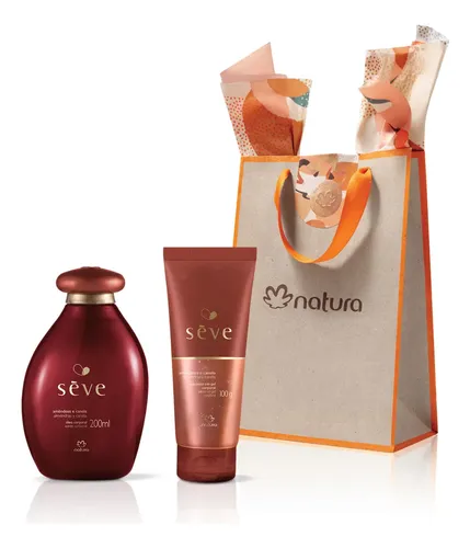 Kit Seve Almendras Y Canela Oleo 200ml + Jabon Gel 100grs
