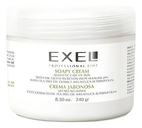 Crema Jabonosa Exel Pieles Acne Tea Tree Oil 240gr