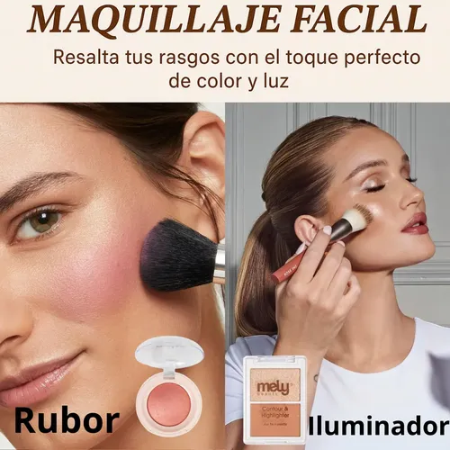 Ramo De Maquillaje Set Completo Regalo 15 Navidad Cumpleaños