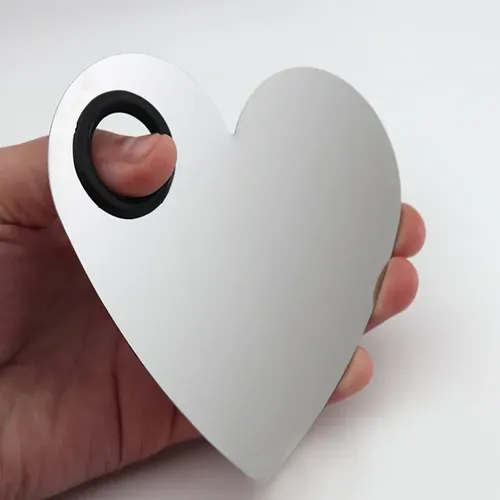 Maquillaje Con Espátula En Forma De Corazón, Moderno, Inoxid