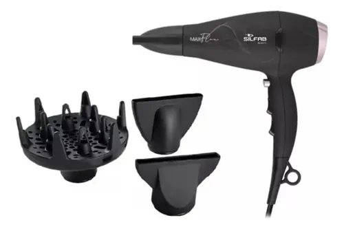 Silfab Secador De Pelo Max Flow By-568 Negro