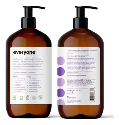 Jabón 3 En 1 Everyone Vanilla & Lavender, 32 Fz
