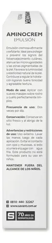 Aminocrem Emulsión Atenuante de Arrugas con Ácido Hialurónico, Pack de 2 x 30 g