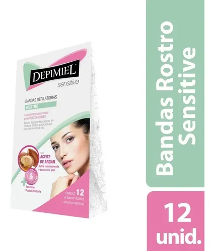 Bandas Depilatorias Rostro Depimiel Sensitive 1 Caja X 12 Un