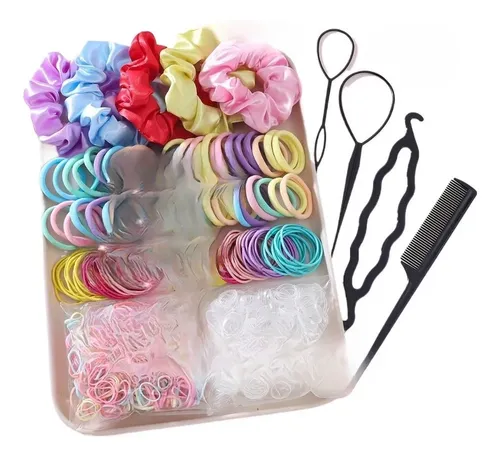 Accesorios Cabello 1109uds Gomas Elásticas Diademas Uso Diar